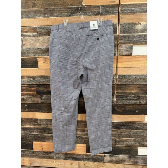 Ben Sherman NWT Heritage Check Slim Taper Trouser size 38 x 30 - Picture 3 of 8